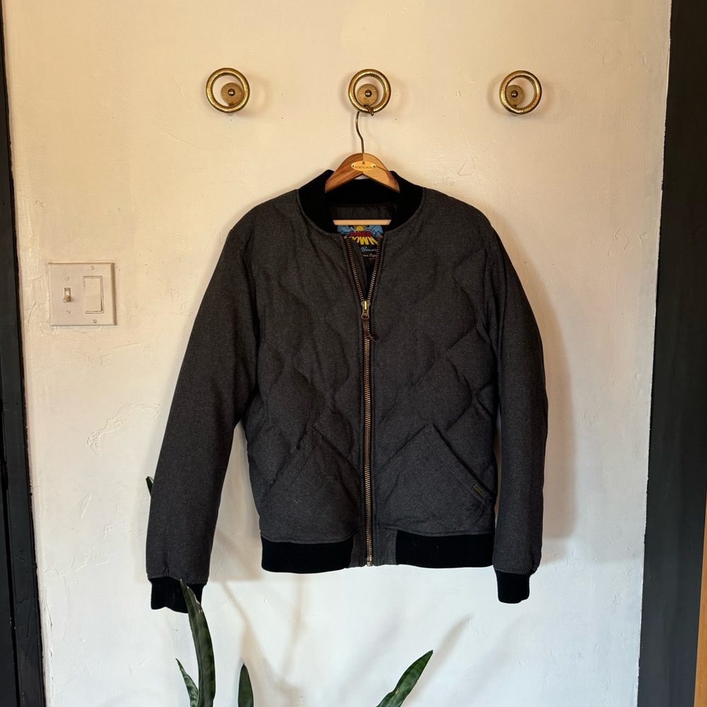 Eddie Bauer Outfitter Bomber Jacket Bauer Down